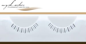 myLashes - Künstliche Unterwimpern, Falsche Wimpern, Wimpernbänder aus menschlichem Echthaar - Allergiker freundlich