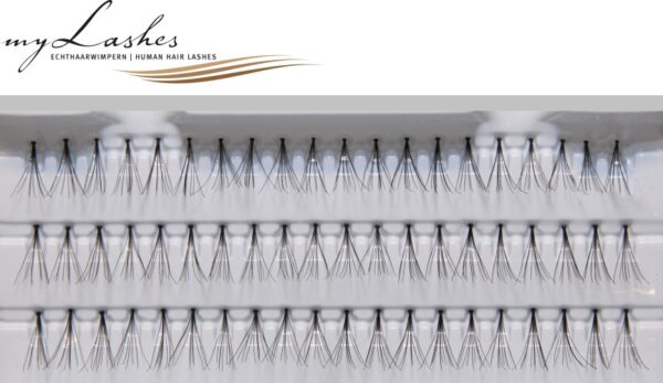 myLashes - Künstliche Einzelwimpern, Falsche Wimpern, vollsynthetisch - Allergiker freundlich