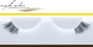 myLashes - Künstliche Wimpern, Falsche Wimpern, Wimpernbänder aus menschlichem Echthaar - Allergiker freundlich