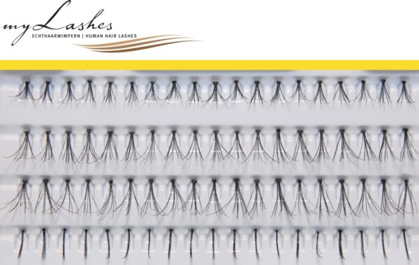 myLashes - Künstliche Einzelwimpern, Falsche Wimpern, vollsynthetisch - Allergiker freundlich