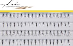 myLashes - Künstliche Einzelwimpern, Falsche Wimpern, vollsynthetisch - Allergiker freundlich